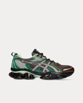Gel-Quantum Kinetic Dark Sepia / Shamrock Green Low Top Sneakers