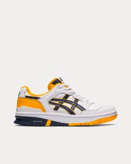 EX89 White / Midnight / Yellow Low Top Sneakers