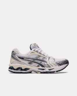 AsicsGel-Kayano 14 White / Midnight Low Top Sneakers