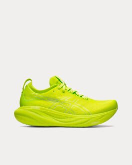 AsicsGel-Nimbus 25 Lime Zest / White Running Shoes