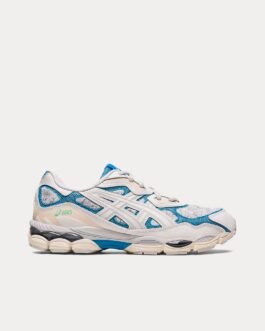AsicsGel-NYC White / Dolphin Blue Low Top Sneakers