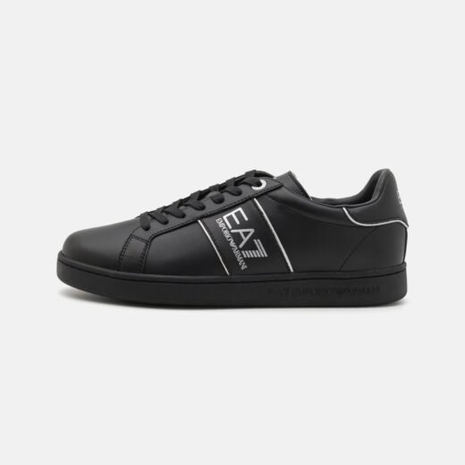 EA7 Emporio Armani CLASSIC UNISEX - Baskets basses - triple black/silver