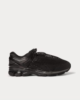 AsicsGEL-Kayano 26 Mesh-Panelled Rubber and Leather  Black low top sneakers