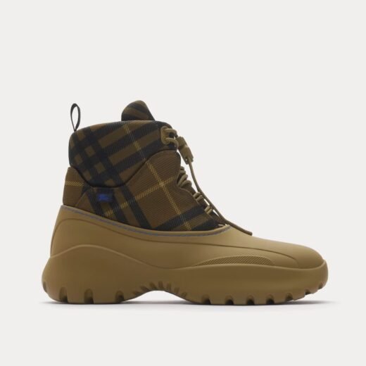 Burberry Bottes Check Scoot Trek Furrow