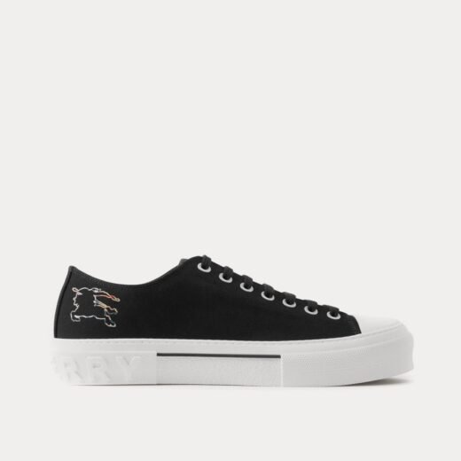 Burberry Baskets basses EKD en coton à carreaux noires