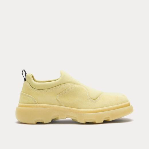 Burberry Baskets à enfiler Foam Suede Zest