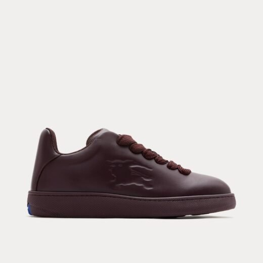 Burberry Baskets basses Box en cuir Poison