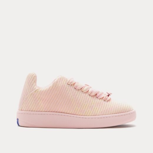 Burberry Baskets basses Box Check Knit Cameo