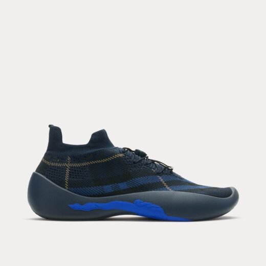 Burberry Baskets basses Check Neptune Knit Midnight