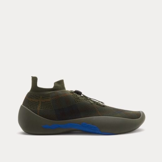 Burberry Baskets basses Check Neptune Knit Bramble