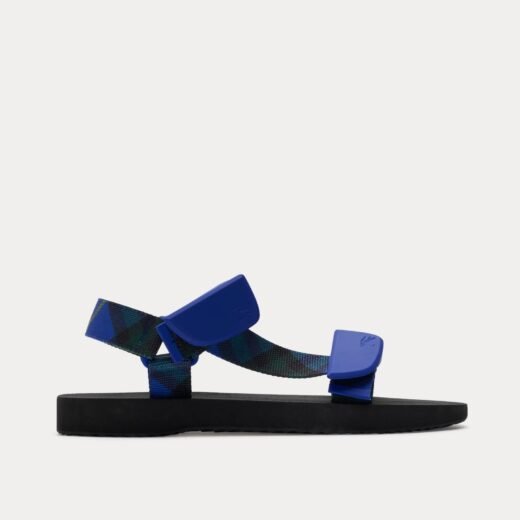 Burberry Sandales Trek bleu marine vif