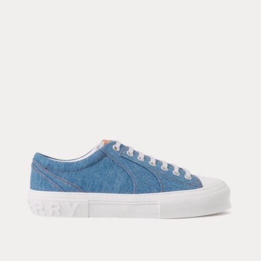 Burberry Baskets basses Denim bleu moyen