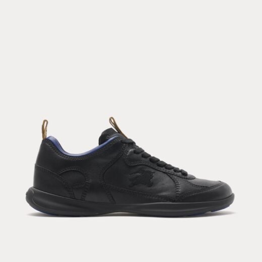 Burberry Baskets basses Matrix en cuir noir