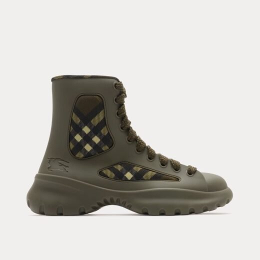 Burberry Bottes Boulder en caoutchouc Loch/Heath