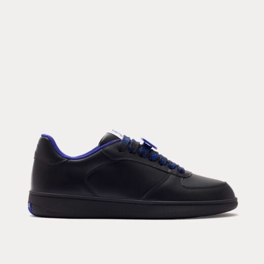 Burberry Baskets basses Terrace en cuir noir
