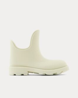Bottes basses Burberry en caoutchouc Marsh Clay