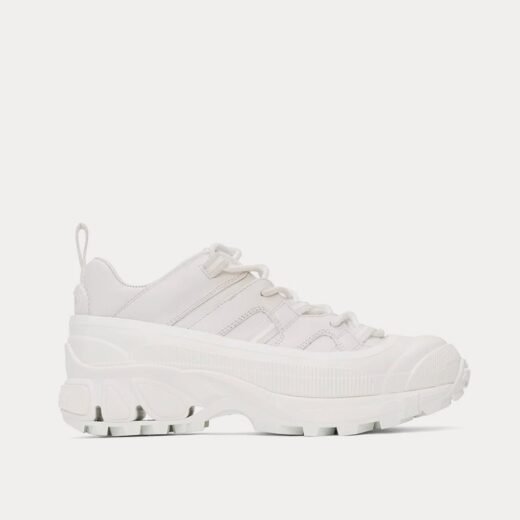 Burberry Baskets basses Arthur en cuir blanc