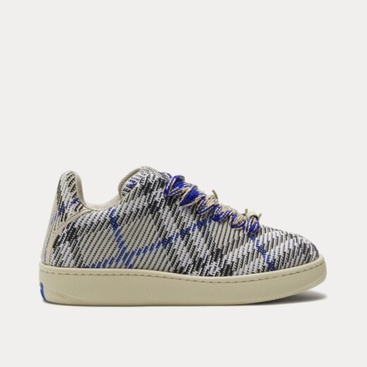 Burberry Baskets basses Box Check Knit Lichen