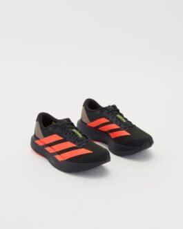ADIZERO EVO SL W - Chaussures de running sur route - carbon/lucid red/solar slime