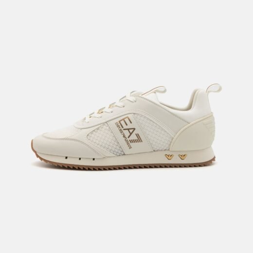 EA7 Emporio Armani LACES UNISEX - Baskets basses - triple off white/gold