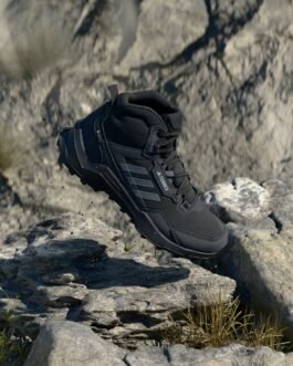 AX4 MID GORE-TEX® HIKING - Chaussures de marche - core black/carbon grey