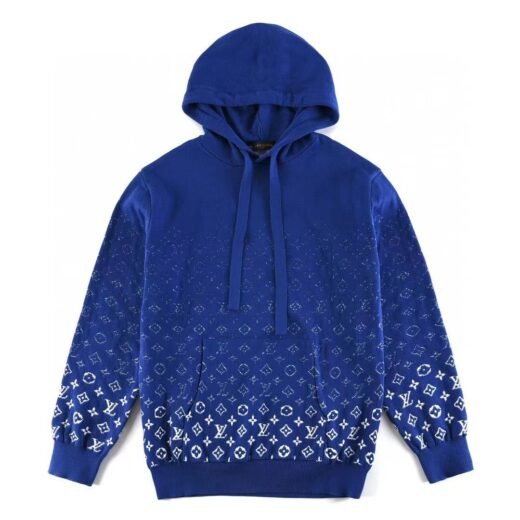 Louis Vuitton Sweat à capuche en coton dégradé