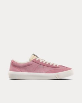Baskets basses Dior B101 en cuir de veau nubuck rose