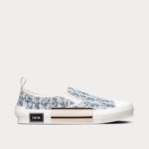 Dior Baskets basses B23 en jacquard Kasuri bleu Dior Oblique – 35