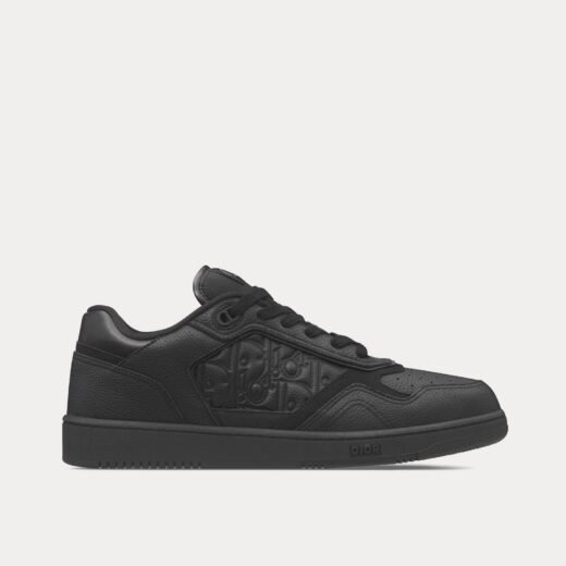 Dior Baskets basses B27 en cuir de veau grainé noir et cuir Dior Gravity noir