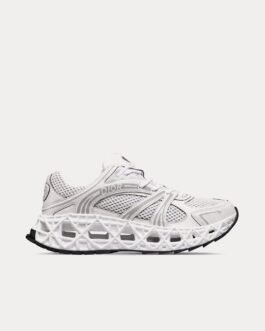 Baskets basses Dior x Kaws B35 NXXT en tissu technique blanc et mesh technique blanc