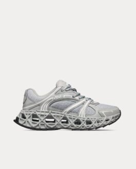 Baskets basses Dior B35 NXXT grises en tissu technique et mesh