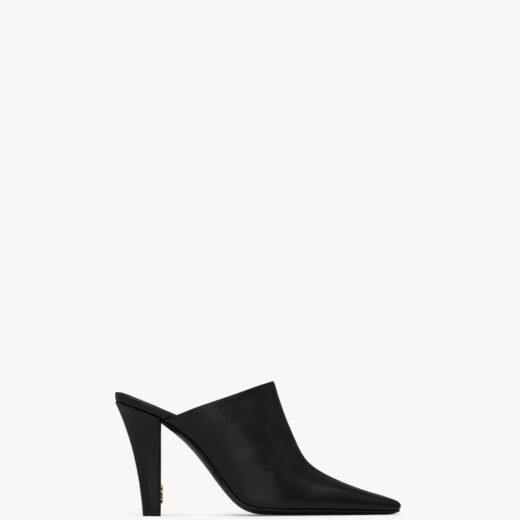 Saint Laurent JILL mules en cuir lisse