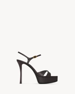 DEBBIE sandales à plateforme en cuir lisse