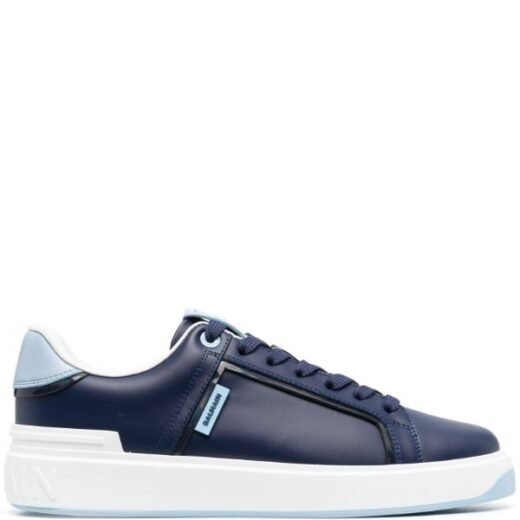 Balmain BASKETS BASSES À PATCH LOGO