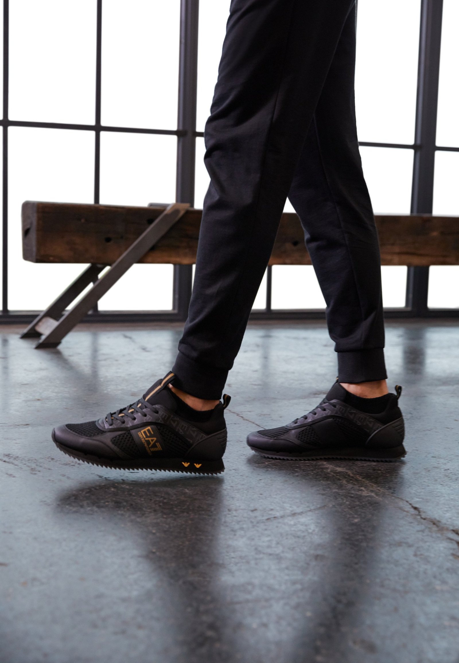 LACES UNISEX - Baskets basses - black - black