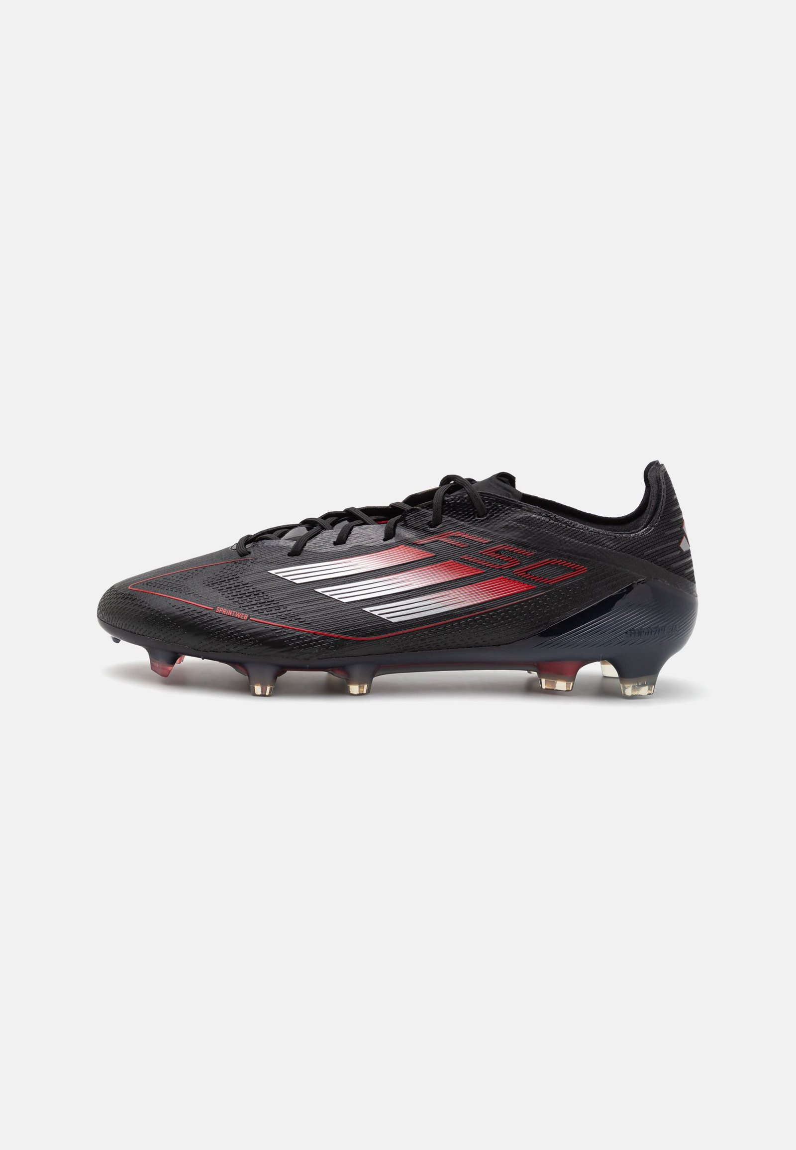 F50 ELITE FIRM GROUND - Chaussures de football pour terrain sec - core black/iron metallic/lucid red
