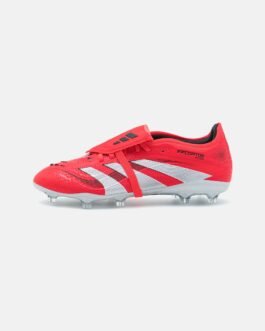 PREDATOR PRO - Chaussures de football pour terrain sec - lucid red/footwear white/core black