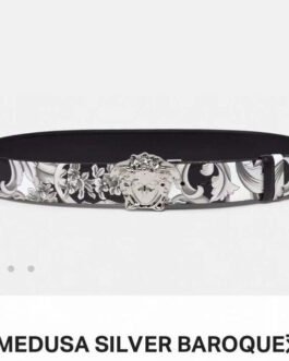Ceinture réversible dorée baroque La Medusa de Versace