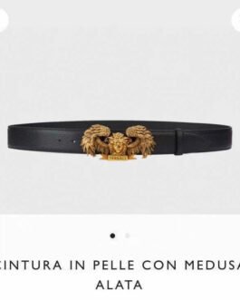 VERSACE || Ceinture Versace à motif Medusa ailé