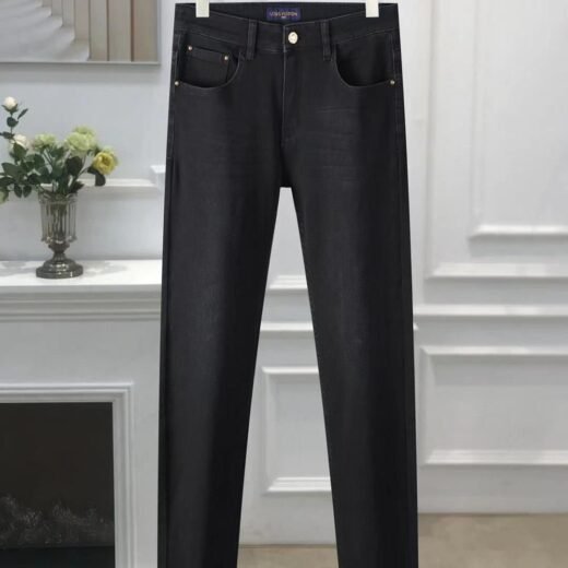 Louis Vuitton Jean homme à logo premium ultra confortable