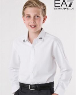 EMPO*IO ARM*NI || Chemise enfant à col luxueux et logo aigle