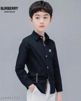 BURBERRY || Chemise enfant de luxe avec logo TB