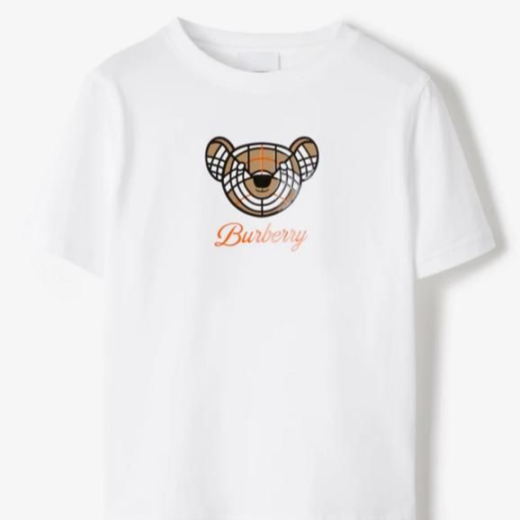 Burberry T-shirts Roscoe à logo tête d'ours en relief