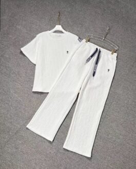 Ensemble de survêtement de couleur unie haut de gamme pour femme