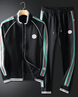 GUCCI ||Survêtement fuselé pour homme avec bordure en sangle