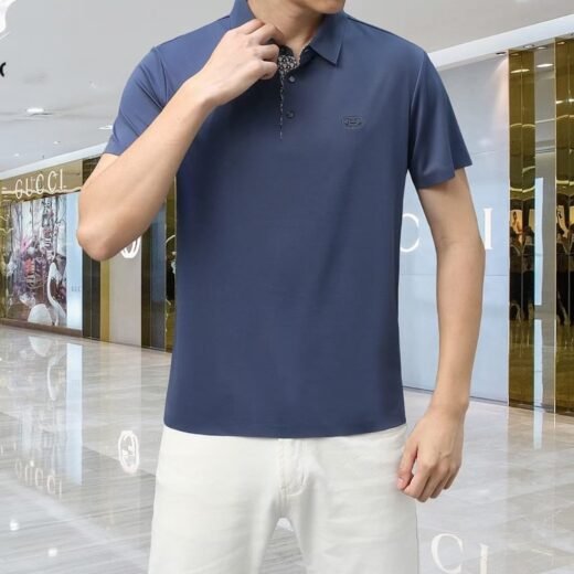 Ferragamo T-shirt de luxe en lycra avec logo brodé