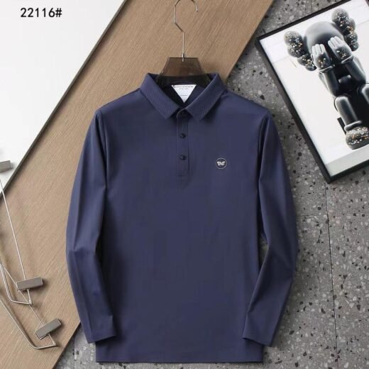 Bottega Veneta Polo en coton interlock avec logo ton sur ton