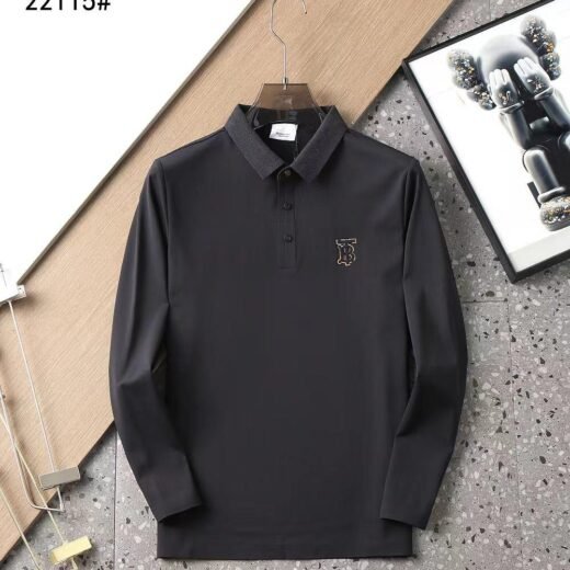 Burberry T-shirt manches longues à logo TB pour homme