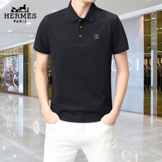 Hermès T-shirts de haute qualité avec logo initial pour homme
