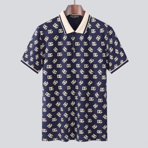 Dolce & Gabbana Polo imprimé avec logo DG Supreme